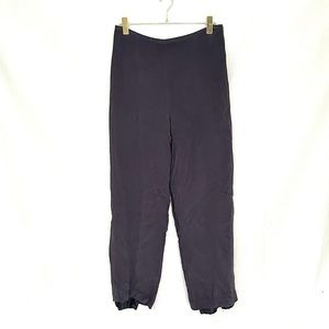 90s vintage slate blue silk crepe pants ✨
